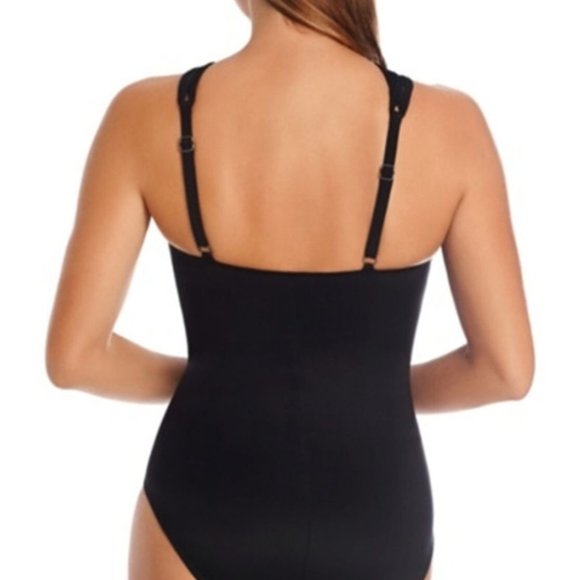 Magicsuit by Miraclesuit Black Giselle Tummy Control One Piece Swimsuit NWOT - Picture 11 of 12